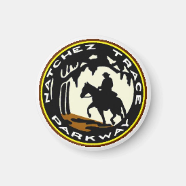 Íman Natchez Trace Parkway (Frente)