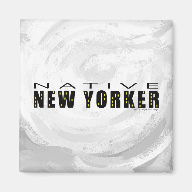 Íman Native New Yorker black (Frente)