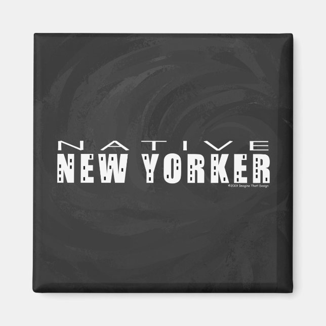 Íman Native New Yorker black (Frente)