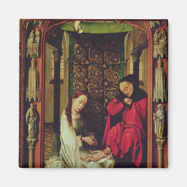Íman Natividade, asa esquerda de um tríptico, c.1496 (Frente)