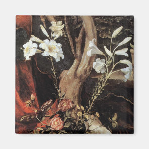 ÍMAN NATIVIDADE COM LILLES BRANCO - MÁGICA DO NATAL