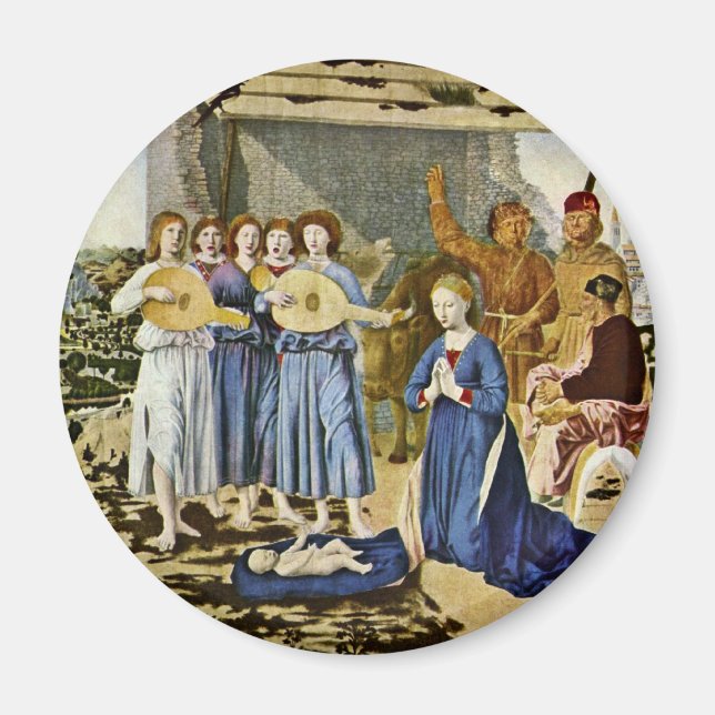 Íman Natividade De Piero Della Francesca (Melhor Qualid (Frente)