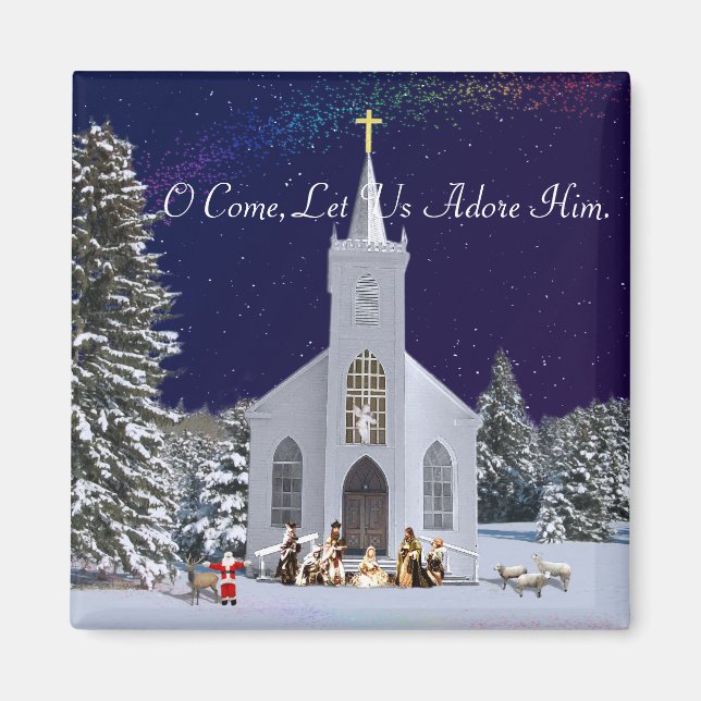 Íman Natividade na Igreja (Frente)