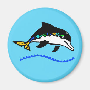 Íman Natureza - Azul marinho - GOLFINHO Giro - Natureza