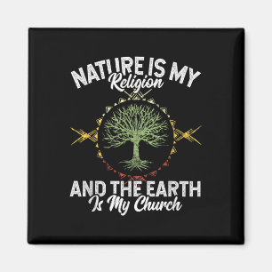 Íman Natureza É Minha Religião Terra É Minha Igreja Nat