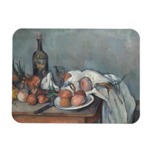 Íman Natureza Morta com Cebolas, Pintura a Óleo, Paul C