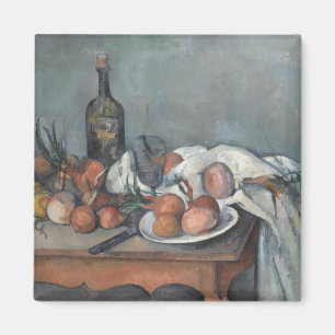 Íman Natureza Morta com Cebolas, Pintura a Óleo, Paul C