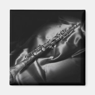Íman Natureza-morta de clarinete antigo, P&B