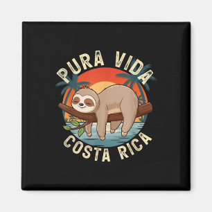 Íman Natureza Tropical Sunset Sloth Costa Rica Pura Vid