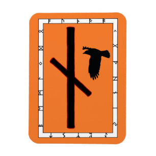 Íman Naudhiz Viking Rune Magnet - Superando!