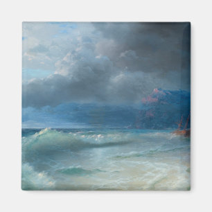 Íman Naufrágio de uma Manhã de Tempestade, Aivazovsky