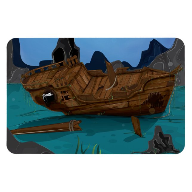 Íman Naufrágio submarino (Horizontal)