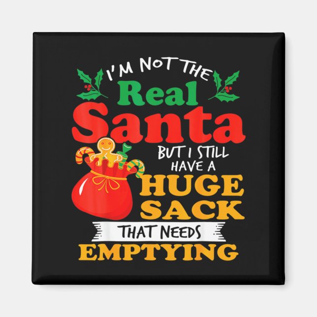 Íman Naughty Christmas For Men Huge Package Sack Dirty  (Frente)