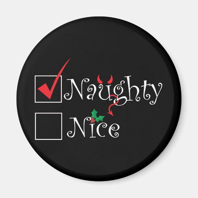 Íman Naughty Nice (Frente)