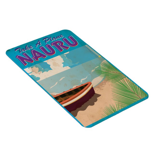 Íman Nauru Viagens vintage (Lado Direito)