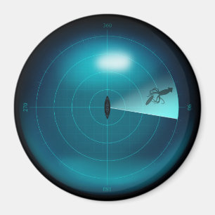 Íman Náutico Náutico do Navio Sonar com Lula Gigante 