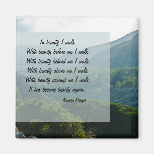 Íman Navajo Prayer Caminha no Imã da Bela