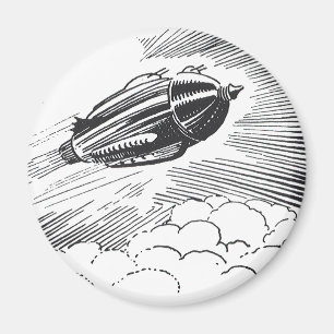 Íman Nave espacial Rocket da ficção científica do