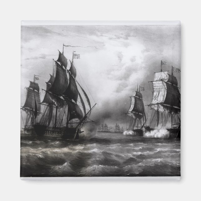 Íman Nave "Ranger" de John Paul Jones, 1793 (Frente)