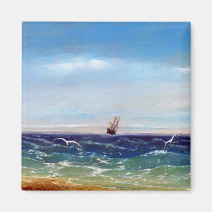 Íman Navegação no mar por Ivan Aivazovsky