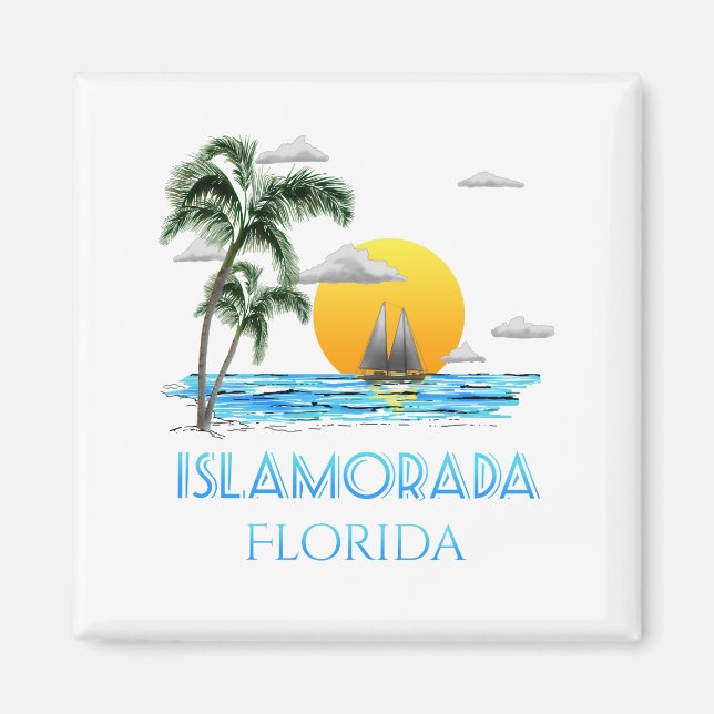 Íman Navegando em Islamorada Florida Keys (Frente)