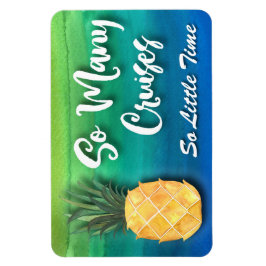 Íman Navio de cruzeiro Abacaxi Engraçado Tantos Cruzeir