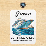 Íman Navio de cruzeiro da ilha das ilhas gregas grécias<br><div class="desc">Este design pode ser personalizado na área fornecida pela alteração da foto e/ou do texto. Ou pode ser personalizado clicando em Personalizar este Modelo e, em seguida, escolhendo o clique para personalizar mais a opção e excluir ou alterar a cor do plano de fundo, adicionar texto, alterar a cor ou...</div>