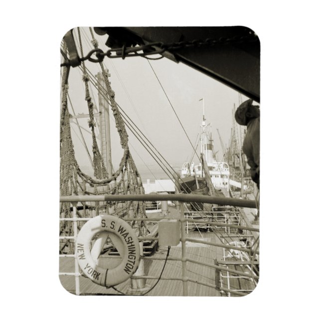 Íman Navio de cruzeiro de luxo de Washington - 1930 (Vertical)