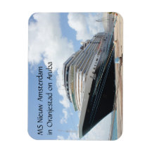 Navio de cruzeiro MS Nieuw Amsterdam em Aruba Cari