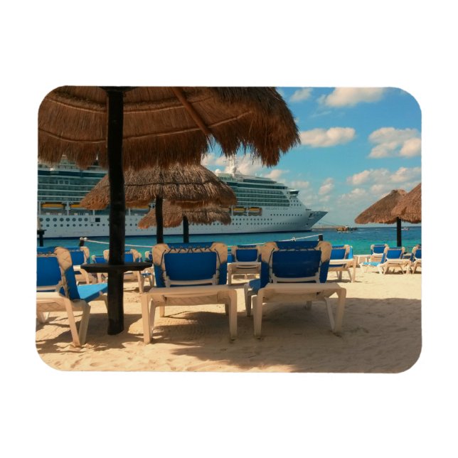 Íman Navio de cruzeiro no Caribe (Horizontal)