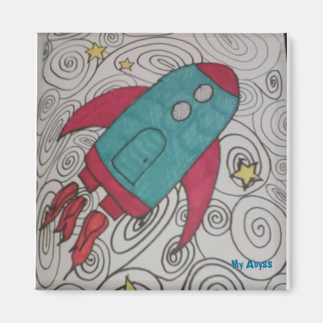 Íman Navio de foguetes (Frente)