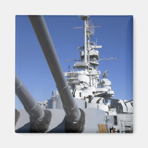 Íman Navio de guerra USS Alabama no Memorial do Navio d