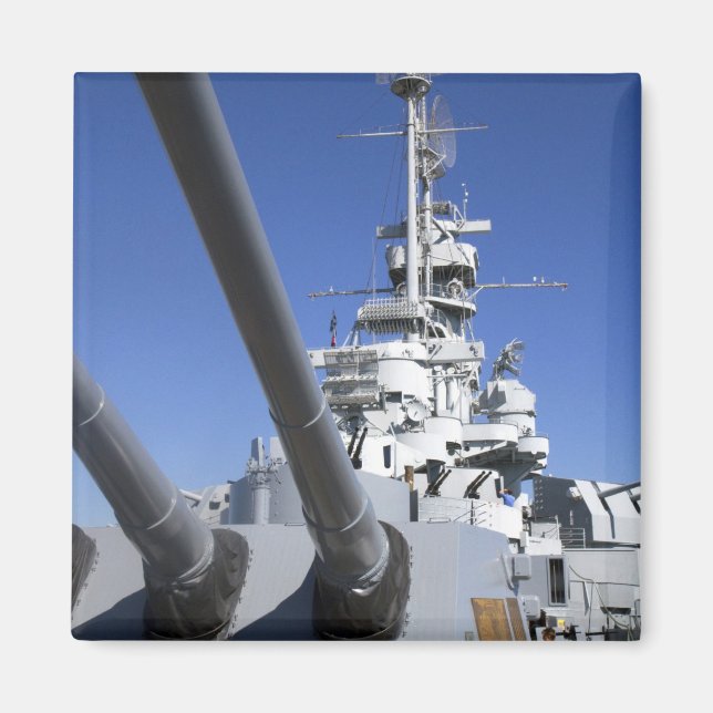 Íman Navio de guerra USS Alabama no Memorial do Navio d (Frente)