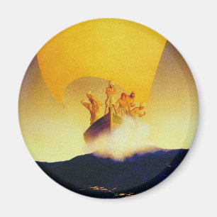 Íman Navio de pirata - por Maxfield Parrish