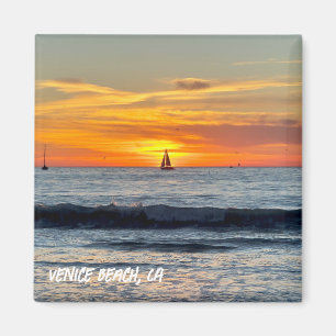 Íman Navio de vela em Sunset - Venice Beach, CA