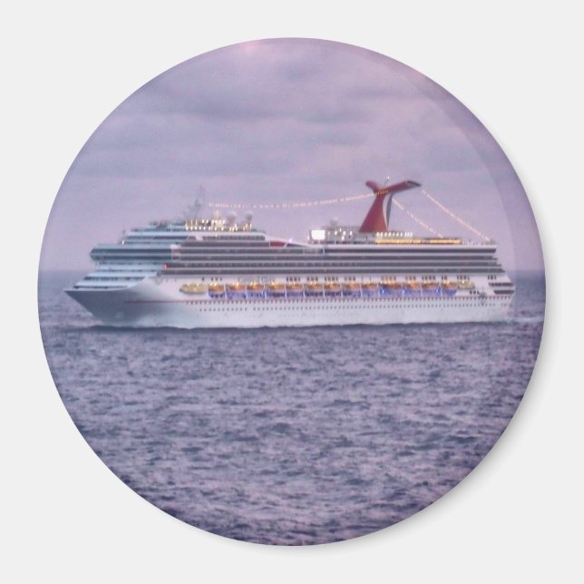 Íman Navio em roxo (Frente)