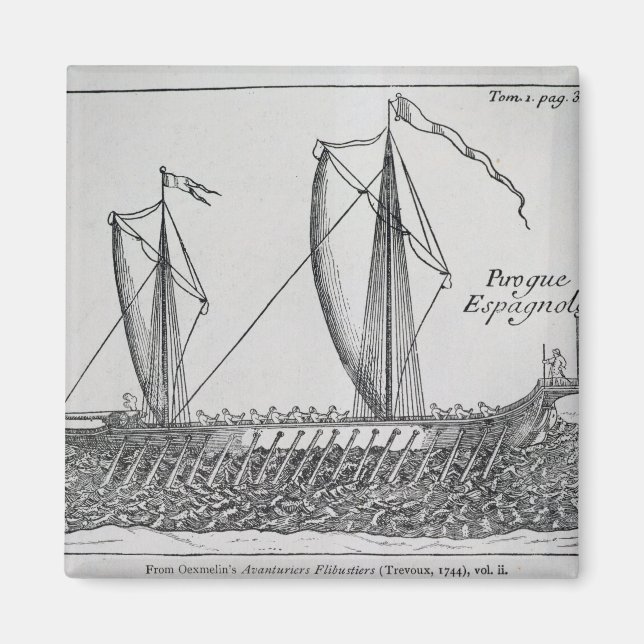 Íman Navio espanhol' (Frente)