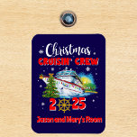 Íman Navio Personalizado Da Tripulação De Natal<br><div class="desc">Este design pode ser personalizado na área fornecida pela alteração da foto e/ou do texto. Ou pode ser personalizado clicando em Personalizar este Modelo e, em seguida, escolhendo o clique para personalizar mais a opção e excluir ou alterar a cor do plano de fundo, adicionar texto, alterar a cor ou...</div>