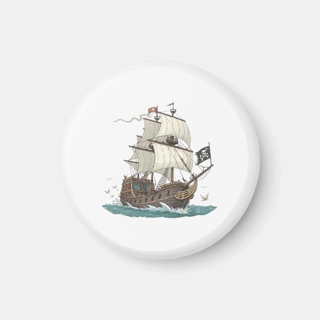 Íman Navio Pirata (Frente)