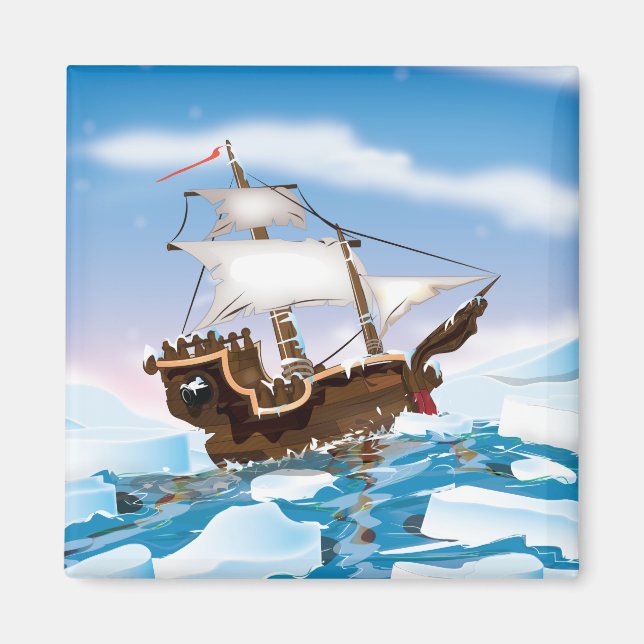 Íman Navio Quebra-Gelo (Frente)
