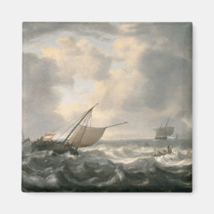 Íman Navios em um mar picado