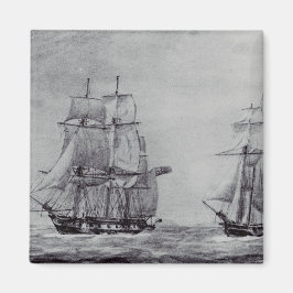 Íman Navios Gráficos de Arte Fina Oceanic Trek