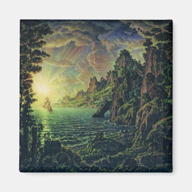 Íman Navios: Noite do Sol (por Konstantin Bogaevsky) (Frente)