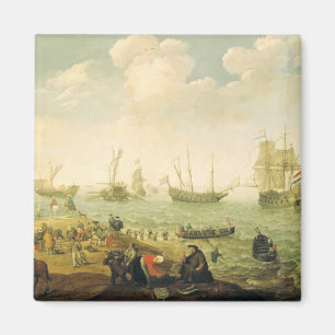 Íman Navios num ancoradouro holandês