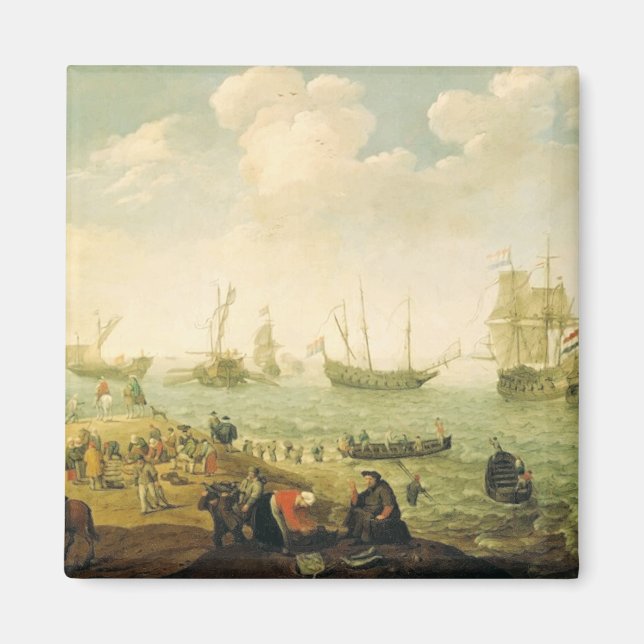 Íman Navios num ancoradouro holandês  (Frente)