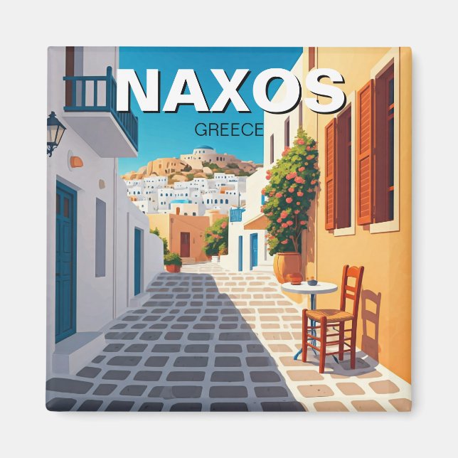 Íman Naxos Ilhas Gregas Viagem (Frente)