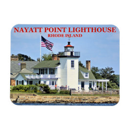 Íman Nayatt Point Lighthouse, Rhode Island Magnet
