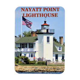 Íman Nayatt Point Lighthouse, Rhode Island Magnet
