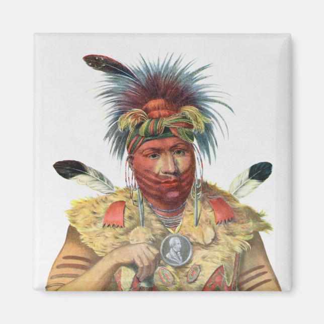 Íman Ne-Sou-A-Quoit, um Chefe de Raposa (Frente)