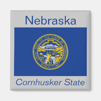 Íman Nebraska Flag Magnet